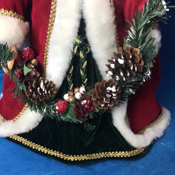 Vintage handmade Santa tree topper - Picture 3 of 11